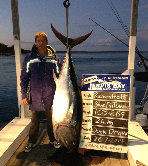 JB turns on the bluefin